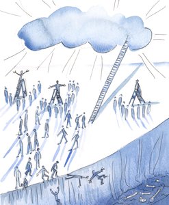 Il y a beaucoup de gens bien intentionnés qui offrent aux foules des idées très différentes sur Dieu - Elizabeth Wang