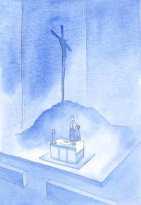 Ceci est la coupe de mon sang : le sacrifice du Calvaire est re-présenté à chaque messe - Elizabeth Wang