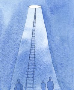 Nous pouvons imaginer le paradis comme une grande fête, où tout le monde est lié, et où les gens vivent ensemble dans la joie, l
