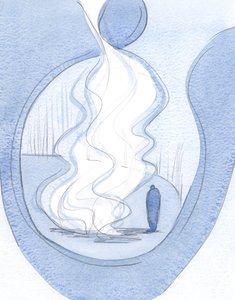 Quel feu de grâce, lorsque nous découvrons et plaçons devant le Christ toutes nos fautes et faiblesses - Elizabeth Wang