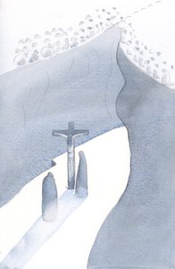 Quel gouffre se trouve devant nous à la messe, alors que nous faisons partie du Sacrifice Unique pour le péché, unis à cette époque passée où le Christ sur la Croix nous a sauvés