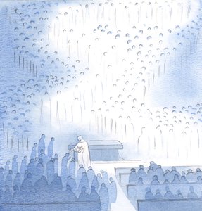 Quelle paix est donnée par le Christ, en Communion, avec la grande compagnie des anges et des saints rassemblés ici dans la joie