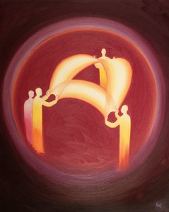 Quiconque vit en union avec la Sainte Trinité est un avec chaque Personne Divine alors que chacune déverse son amour sur les autres