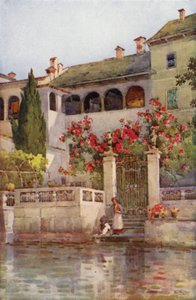 Un jardin de villa, Lago d