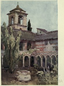 Il Chiostro di Piona, Lago di Como, Illustration de 
