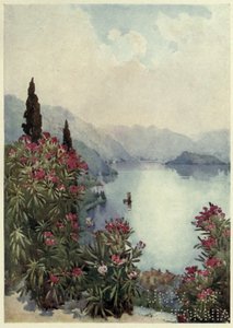 Villa Serbelloni, Lago di Como, Illustration de 