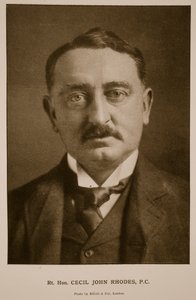 Rt Hon Cecil Rhodes, P.C. - Elliott und Fry Studio