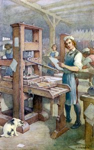 Je me suis mis à travailler à la presse