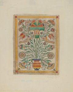 Fraktur allemand de Pennsylvanie - Elmer R. Kottcamp