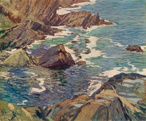 Une crique en Cornouailles, vers 1912 - Elmer Schofield