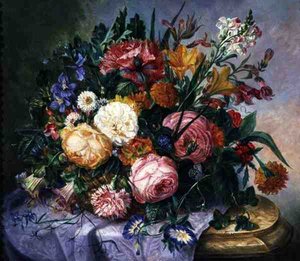 Nature morte avec pivoines