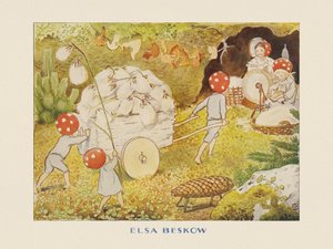 Les enfants du Père Noël Mushroom Kids Cotton - Elsa Beskow