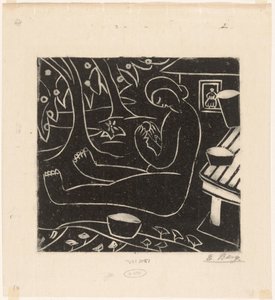 Femme assise - Else Berg (signed by artist)