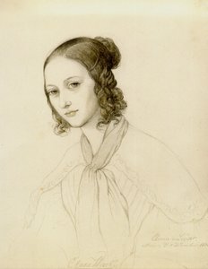 Portrait de Clara Wieck-Schumann 1819-1896, 1836