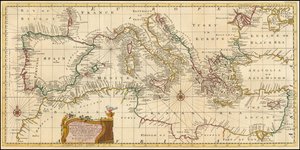 Carte de 1748 - Carte exacte de la Méditerranée et de l