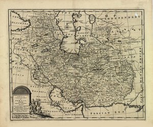 Nouvelle et précise carte de la Perse, avec l