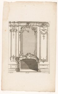 Cheminée avec putti