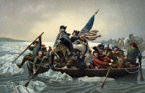 George Washington traversant le Delaware pendant la guerre d