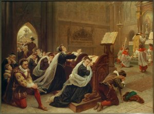 Marie Stuart...entendant la première messe