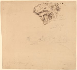 Études pour "Washington traversant le Delaware" [recto] - Emanuel Gottlieb Leutze