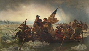 Washington traversant le Delaware