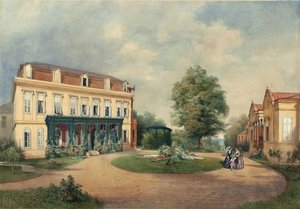 Emanuel Stöckler Maison de campagne de la famille Albert Hardt à Hadersdorf près de Vienne 1854