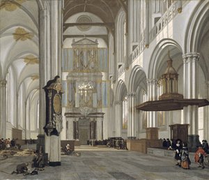 Intérieur de la Nieuwe Kerk, Amsterdam, 1657