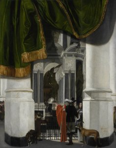 Intérieur de la Nieuwe Kerk à Delft avec le tombeau de Guillaume le Taciturne - Emanuel de Witte
