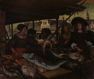 Le Nieuwe Vismarkt (nouveau marché aux poissons) à Amsterdam