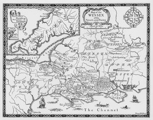 Carte du Wessex des romans et poèmes de Thomas Hardy - Emery Walker