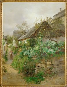Krautgarten - Cabbage patch ... (peinture sur toile)