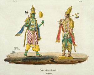 Parashurama, gravé par de Marlet et du Bouloi - Emil Beau