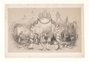 Feuille commémorative du retour des troupes après la guerre de 1848-1850 - Emil Ditlev Bærentzen