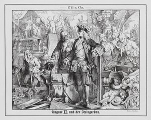 Auguste II, prince-électeur de Saxe et roi de Pologne, et la construction du palais Zwinger - Emil Eugen Sachsse