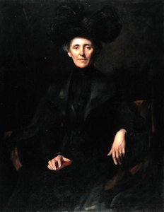 Dame en noir - Emil Fuchs