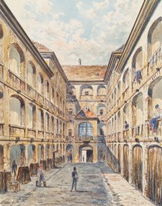 La première cour de la caserne Salzgries à Vienne
