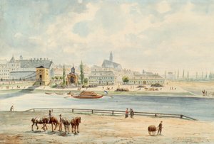 Le péage de Schanzel à Vienne - Emil Hütter