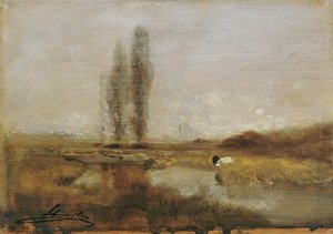 Paysage de lande près de Lundenburg - Emil Jakob Schindler