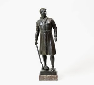 Guerrier avec fléau d