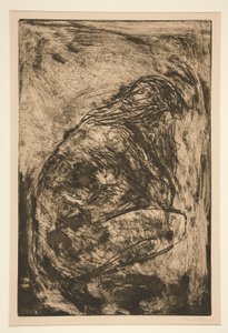 Nu assis - Emil Nolde