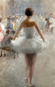 La répétition du ballet, années 1930 - Emil Oskarovich Wisel