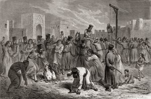 Adultères lapidés et pendus en Turquie, illustration de 