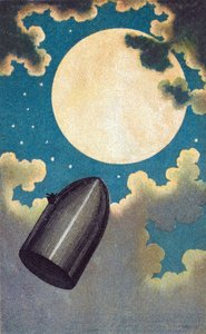 Illustration pour De la Terre à la Lune de Jules Verne
