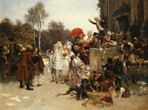 Le baptême, 1863 - Emile Antoine Bayard