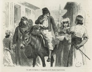 La Quête de Leproux à Chio, dessin d