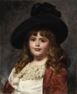 Laura à sept ans - Emile Auguste Carolus Duran