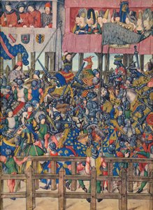 Fin du tournoi à Bruges, 11 mars 1392 - Emile Aurele van Moe