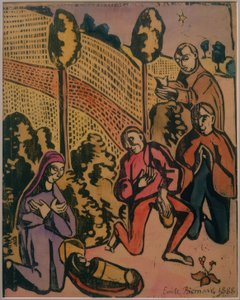 Adoration des bergers - Emile Bernard