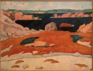 La mer sauvage, Saint-Briac - Emile Bernard