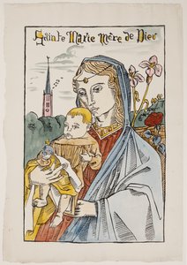 Sainte Marie Mère de Dieu avec un lys - Emile Bernard